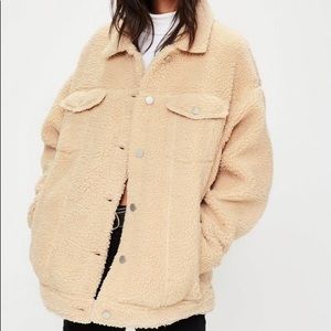 Oversized Borg TruckerJacket